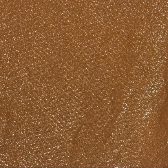 Women's SKIMS Brown Shimmer Crop Top - Picture 7 of 9